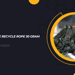 2 mm black pe recycle rope 30 gram