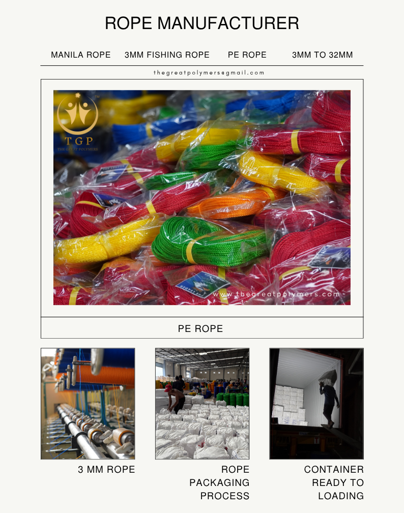 PE Rope – Bright, Strong & Multipurpose