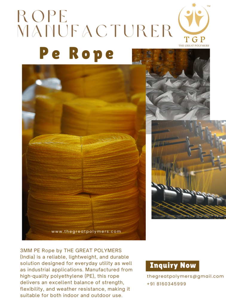 3mm PE Rope | 1000 Meter Length | 3.7 Kg 