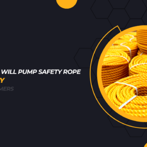 Submersible will pump safety rope